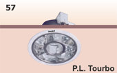  P L Turbo Downlighing luminaires available in Turbo 2X18 Watt Pl with open copper ballast, Supplier & Dealer - Image